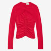 Vandalia Top in gerimpelde jersey