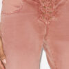 Vanel Denim jeans met vetersluiting