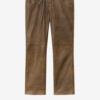 Vanel Glanzende lamsleren broek