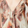Vasmila Lange katoenen voile jurk met print