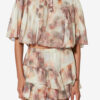 Veelia Lichtgewicht katoenen voile top met print