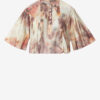 Veelia Lichtgewicht katoenen voile top met print