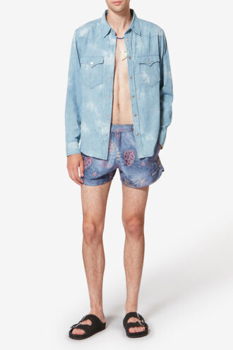 Vincente zwemshort met tropische print