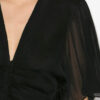 Vivienne korte mousseline jurk