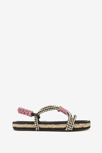 Waltee platte touwsandalen