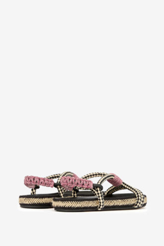 Waltee platte touwsandalen