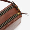 Wardy Camera glanzende leren tas