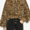 Wilda Sweatshirt met opstaande kraag en print