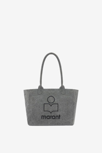 Yenky Zipped gewassen katoenen logo-draagtas