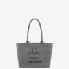 Yenky Zipped gewassen katoenen logo-draagtas