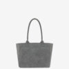 Yenky Zipped gewassen katoenen logo-draagtas