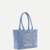 Yenky Zipped gewassen katoenen logo-draagtas