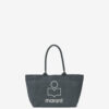 Yenky Zipped vervaagde katoenen tas met logo