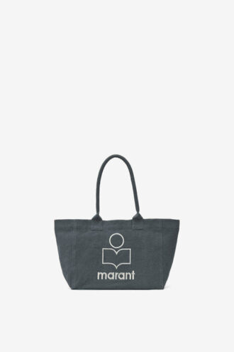 Yenky Zipped vervaagde katoenen tas met logo