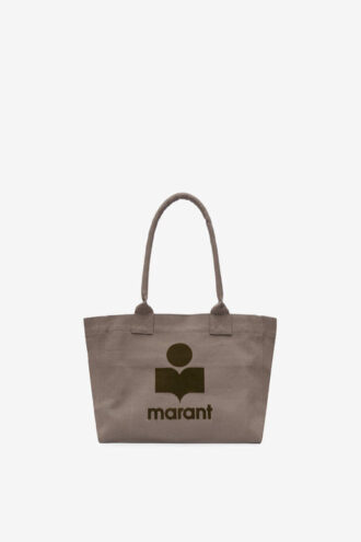 Yenky Zipped vervaagde katoenen tas met logo