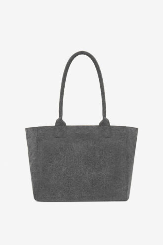 Yenky Zipped vervaagde katoenen tas met logo