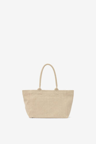Yenky Zipped vervaagde katoenen tas met logo