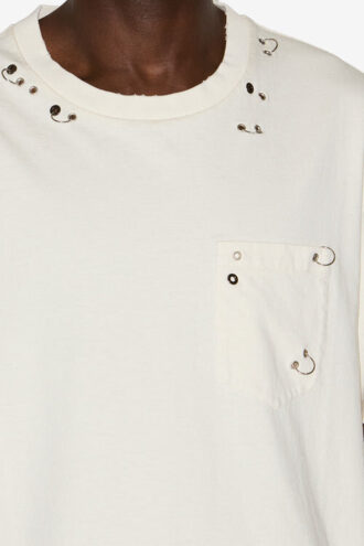 Yezra katoenen T-shirt met korte mouwen