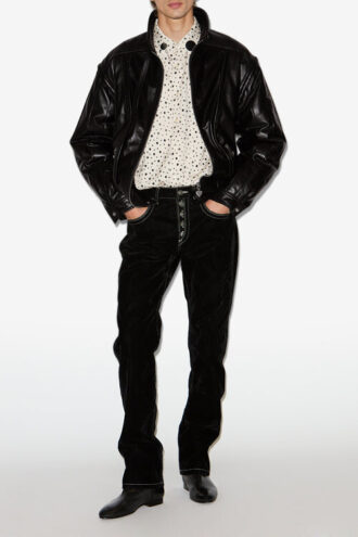 Yosri Vintage leren jas