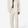Yostin Relaxed fit katoenen broek met plooien