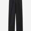 Yostin Relaxed fit katoenen broek met plooien