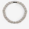 Yua gevlochten strass choker