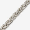 Yua gevlochten strass choker