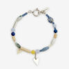 Yulian armband van steen, hout en hangers