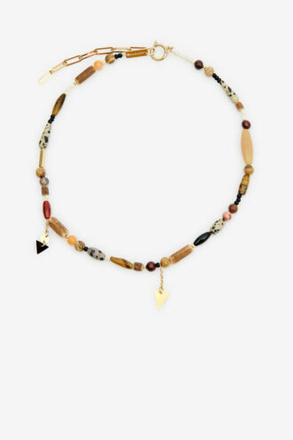 Yulian Stone, Wood en Pendant ketting