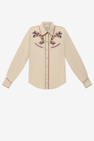 Yzea Western kralen cady shirt