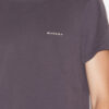 Zafferh Katoenen T-shirt met korte mouwen in effen kleur