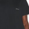 Zafferh Katoenen T-shirt met korte mouwen in effen kleur