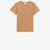 Zafferh Katoenen T-shirt met korte mouwen in effen kleur