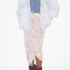 Zaine gedrapeerde rok met print