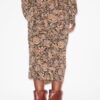 Zaine gedrapeerde rok met print