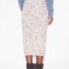 Zaine gedrapeerde rok met print