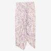Zaine gedrapeerde rok met print