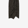 Zaine vloeiende rok met origami-print