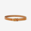 Zap leren riem met gesp