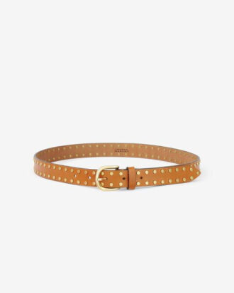 Zap leren riem met gesp