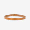 Zap leren riem met gesp