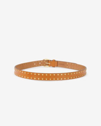 Zap leren riem met gesp