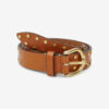 Zap leren riem met gesp