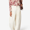 Zarga korte stretch zijden top met print