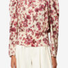 Zarga korte stretch zijden top met print