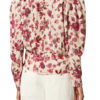 Zarga korte stretch zijden top met print