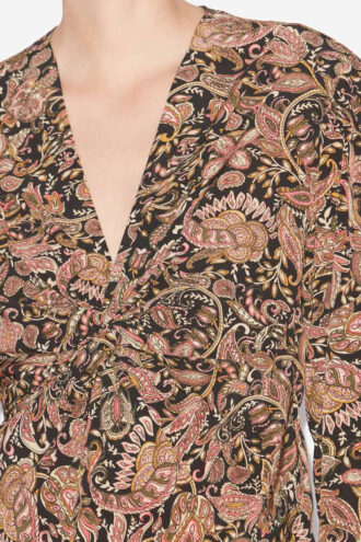 Zekia Top met lange mouwen en print