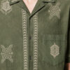 Zekim geborduurd katoenen gaasshirt