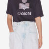 Zewel Linnen T-shirt met logo