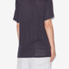 Zewel Linnen T-shirt met logo